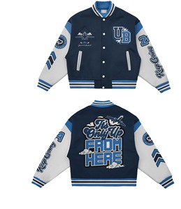 Chaqueta Universitaria de Invierno para Mujer, Nueva Colección 2026, Calidad Premium, con Mangas de Cuero Transpirable Satinado, Diseño Personalizado - Product Image 5