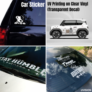 Autocollant en vinyle imprimé UV personnalisé pour la décoration de voiture et les vitres - Product Image 5