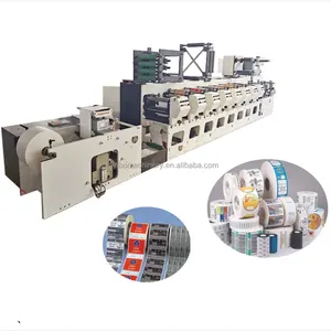 Profissional de alta velocidade multi cor máquina de impressão flexográfica