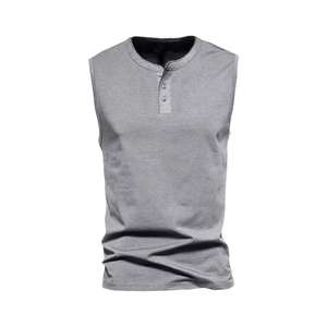 Camisetas sin Mangas Deportivas de Punto, Cuello Redondo, Secado Rápido, Ajuste Muscular, Lisas, para Hombre, de Alta Calidad, para Actividades al Aire Libre - Product Image 4