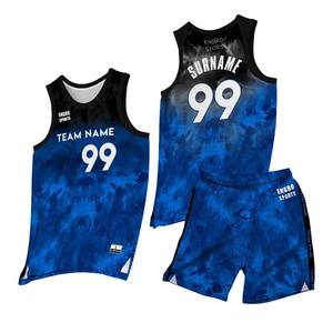 Vente en gros de sublimation Impression de qualité supérieure Conception personnalisée Maillot de basket-ball Short de basket-ball Ensemble d'uniformes de basket-ball - Product Image 1