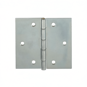 VORMANN Steel <b>Blue</b> Zinc-Plated <b>Rolled</b> Square-Edged Hinge 50mm Height Width 1.2mm Thickness 20-Piece Packaging Cabinet Organizers - Product Image 3