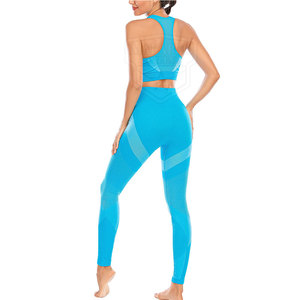 Best Quality Women's Fitness Yoga <b>Legging</b> Solid <b>Pattern</b> Gym Wear Yoga Set Made in Pakistan New Design From the Best Material - Product Image 3