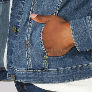 Vestes en jean sur mesure pour femmes Vestes en jean légères les plus vendues pour femmes Couleur différente - Product Image 6