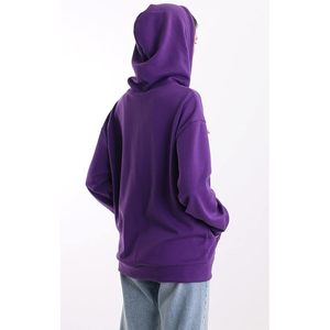 Sweat-shirts à capuche oversize pour femmes de qualité supérieure, en coton, à col rond, à fermeture éclair, avec motifs graphiques, pour un usage quotidien - Product Image 6