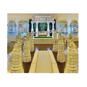 Stunning South Indian Mandap For Wedding Celebration Manavarai Open Theme Wedding White Mandapam Kalyan Mandap Wedding