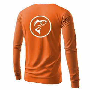 T-shirts surdimensionnés en tricot à manches longues pour hommes, imprimés papillon, personnalisables, impression numérique, personnalisables, unis, sur mesure, vente en gros - Product Image 4
