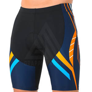 Pantalones cortos de ciclismo personalizados del mejor proveedor con estampado de logotipo Ropa deportiva de alta calidad Tallas grandes para adultos Venta caliente - Product Image 2