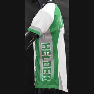 Qualité Respirant Hommes Crewneck Bouton Sergé Sublimé Baseball Uniformes Jeunesse et Adulte Sportswear Ensembles Usine Prix Style - Product Image 4