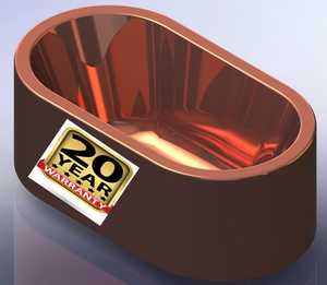 Bañera de calidad de exportación, bañera de baño independiente de cobre de nuevo estilo para decoración de baño de fabricante indio - Product Image 6