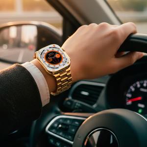 Reloj Inteligente WS009 Dorado con Pantalla HD TFT para Contestar Llamadas, Pago NFC, Carga Inalámbrica, Asistente de Voz con IA, Salud 24/7 - Product Image 4