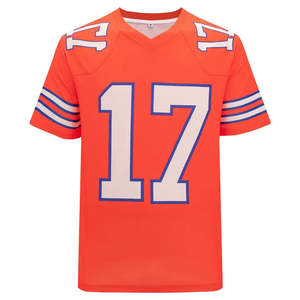 Maillot de football américain en polyester OEM avec logo imprimé / Maillot de football américain unisexe de haute qualité au design tendance personnalisé - Product Image 1