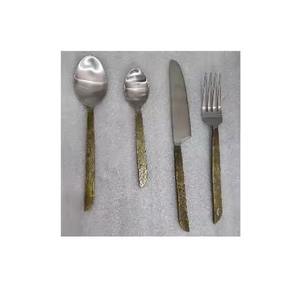 Juego de cubiertos de pala de postre de latón, cuchara de pala de alta calidad, cubiertos pulidos con juego de cubiertos de cocina para el hogar - Product Image 3