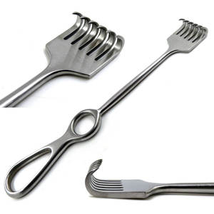 Retractor Volkman quirúrgico 8,5 Sharp Six Prongs Instrumentos médicos de acero inoxidable de primera calidad Retracción - Product Image 5