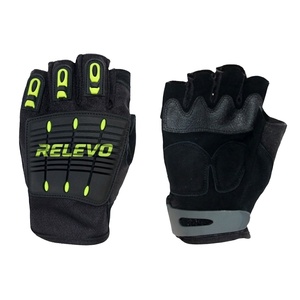 Gants de sport en néoprène à demi-doigts avec sangle de poignet réglable pour usage unisexe - Gants de combat pour la salle de sport et les sports de plein air - Product Image 1