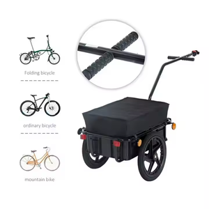 Nouveaux articles chauds vélo Cargo Chariot de stockage bagages remorque à vélo avec double roue - Product Image 4