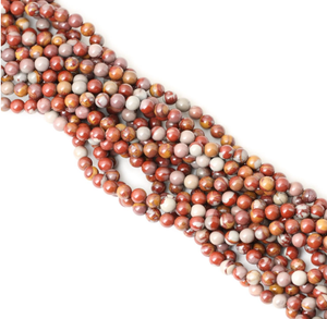 Cuentas de Piedra, Cuentas de Jaspe Noreena, Hilo de Cuentas, Joyería de Piedra, Gema Suelta y Lisa, Collar Curativo, Cristal Natural, Mayorista - Product Image 5