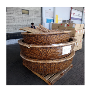 ĐÍCH THỰC làm bằng tay giỏ tre thuyền vòng coracle cho câu cá và chèo thuyền ven biển - Product Image 1