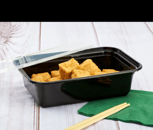 Boîte rectangulaire en plastique PP de qualité supérieure, récipient alimentaire jetable pour micro-ondes 24 OZ boîte alimentaire boîte de stockage des aliments - Product Image 3