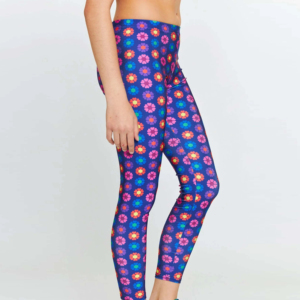 กางเกงเลกกิ้งกีฬาไร้ตะเข็บสำหรับเด็กผู้หญิง ระบายอากาศได้ดี เหมาะสำหรับโยคะและออกกำลังกาย กางเกงขายาวพร้อมเสื้อครอปพิมพ์ลายตัวอักษร - Product Image 5