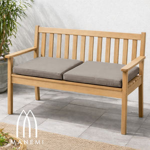 Cuscino per Sedia da Esterno Idrorepellente 45x45x5 cm con Cinghie di Fissaggio, Facile da Pulire e Fodera Rimovibile con Cerniera - Product Image 6