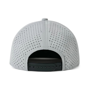 Casquette Snapback Unisexe en Maille à 6 Panneaux, Visière Plate, Respirante, Couleur Unie, Décontractée, Réglable, Printemps-Été, Taille Adulte - Product Image 5