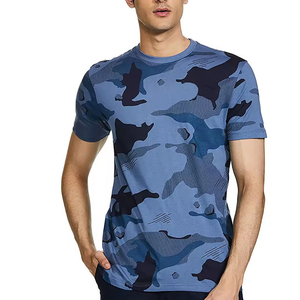 T-shirt élégant de conception de camouflage imprimé pour hommes Vente en gros de haute qualité à prix raisonnable - Product Image 2