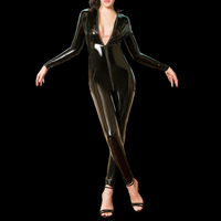 Combinaison longue à manches longues respirante pour femme, combinaison de sport, combinaison, playsuit, body