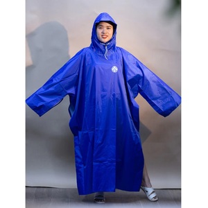 เสื้อกันฝนผ้าไนลอนหลากสีนำกลับมาใช้ใหม่ได้น้ำหนักเบาเสื้อกันฝนสำหรับขี่จักรยานและรถจักรยานยนต์จากเวียดนาม - Product Image 1