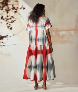 Floral Max vestido de moda al por mayor precio barato atractivo diseño minimalista verde personalizado verano cartón señoras vestido Mini Simple - Product Image 4