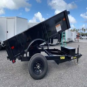 Heavy Duty 3-Axle 2-Axle Hydraulic Dump <b>Trailer</b> Tipper for Agriculture & Construction | Customizable High Safety 3-Year Warranty - Product Image 3