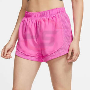 Meilleure vente femmes été élastique taille haute régulier polaire séchage rapide doux respirant Hot Shorts prix incroyable - Product Image 5