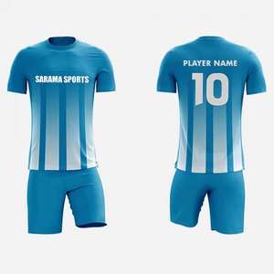 Conjunto de Uniforme de Fútbol Sublimado Personalizado, Transpirable y de Secado Rápido, Camiseta y Pantalones Cortos de Fútbol, Uniformes de Equipo OEM/ODM - Product Image 1