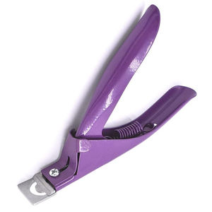 Coupe-ongles professionnel en acrylique marron avec coupe-ongles à lame tranchante et outil d'art des ongles artificiels pour manucure pédicure - Product Image 2