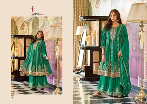 Chinon de couleur incroyable avec broderie Salwar Suit Fabricant et fournisseur de Surat - Product Image 4