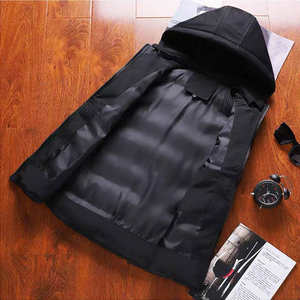 Gilet matelassé sans manches pour homme avec logo personnalisé, coupe-vent et amovible, style décontracté et chaud pour l'hiver - Product Image 6