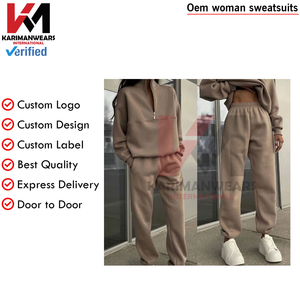 Trajes de marketing para mujer, chándales de Otoño Invierno, sudadera gruesa y versátil de manga larga, pantalones largos, conjunto de dos piezas, última moda - Product Image 3