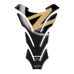 Adesivi 3D Dorati per Serbatoio Moto Kawasaki Z750 e Z1000, Compatibili con il Modello - Product Image 1