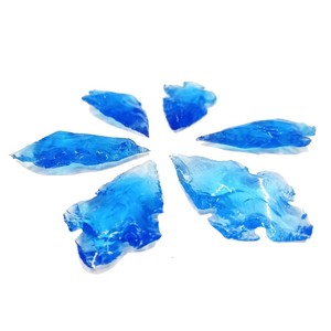 Pointe de flèche en obsidienne bleue naturelle pierre naturelle pierre précieuse Agate de guérison pointes de flèche en cristal grossiste de pointe de flèche de guérison - Product Image 2