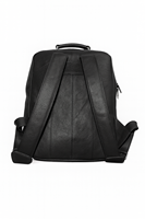 Sac à dos en cuir Signature Elite TechPack, édition pour ordinateur portable, fabriqué à la main, pour les acheteurs mondiaux de Divine International
