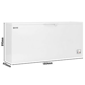 Congélateur coffre commercial - 1804x695mm - 534 L - Couvercle en plastique - incl. Grille de séparation - Pour le Royaume-Uni - Product Image 2