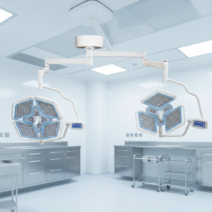 Lampe chirurgicale LED double tête LK/LED-700/500, 160 000 Lux, lampe d'opération sans ombre pour hôpital, équipement médical - Product Image 4