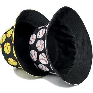 Nuevo Sombrero de Pescador con Estampado de Béisbol para Hombre y Mujer, Moderno, con Estampado Completo, para Deportes al Aire Libre, Plegable - Product Image 2