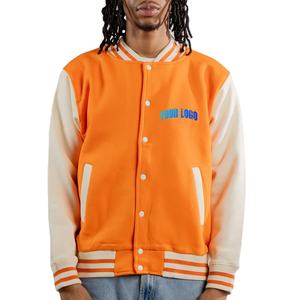 OEM/ODM veste universitaire à broderie personnalisée de haute qualité pour hommes vente à chaud en gros de veste universitaire style baseball - Product Image 1