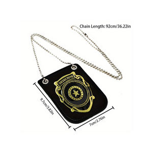 Badge de sécurité 3D en métal, souvenir unique, cadeau pour collectionneurs, bouclier - Product Image 4