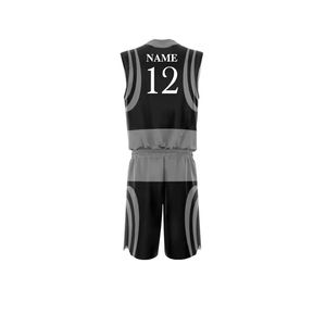 Maillot d'uniforme de basket-ball pour homme BlankNeck avec logo personnalisé par sublimation en gros Short d'été - Product Image 5