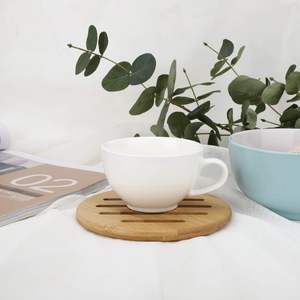 แผ่นรองแก้วไม้ทรงกลมสไตล์โบฮีเมียน ทำมือ เป็นมิตรกับสิ่งแวดล้อม คุณภาพสูง ปกป้องโต๊ะได้ทุกวัน ราคาประหยัด - Product Image 4