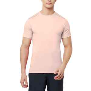 Camiseta Deportiva para Hombre, de Secado Rápido, Ajustada, para Fisicoculturismo, de Poliéster, Camisetas de Fitness para Hombre, Camisetas de Gimnasio para Hombre - Product Image 1