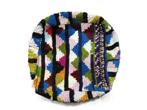 Pouf de sol traditionnel marocain fait à la main en kilim |   Ottoman en tapis vintage |   Décoration d'intérieur bohème pour chambre à coucher en gros |   Taille personnalisée et MOQ faible - Product Image 2