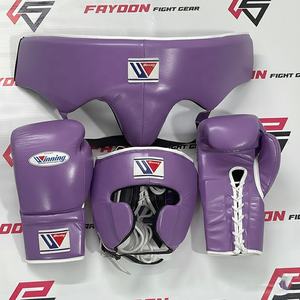 Ensemble de boxe d'entraînement professionnel sur mesure pour adultes, gants de MMA en cuir véritable de haute qualité pour l'entraînement - Product Image 4